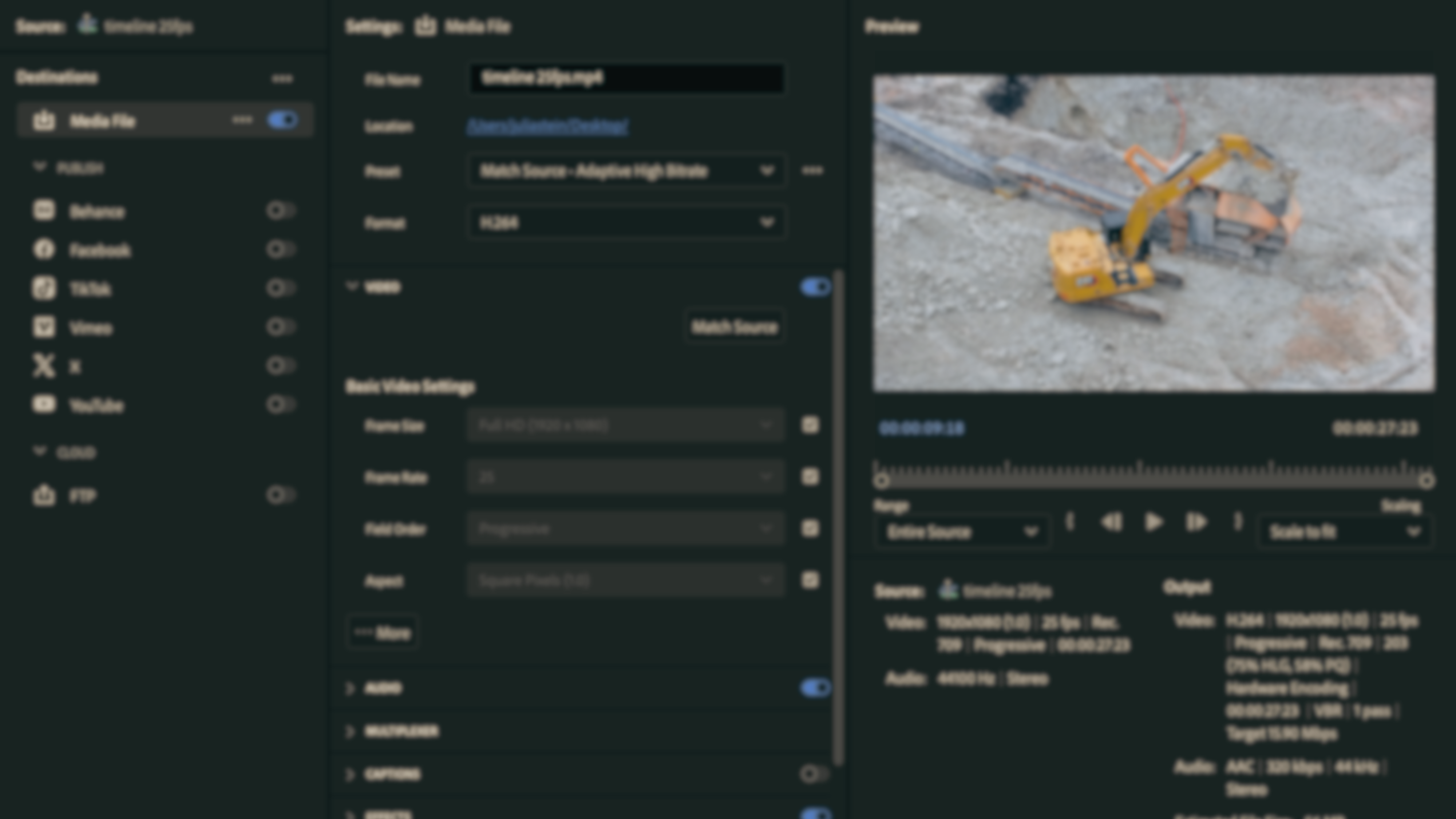A long-form edit open on a Premiere Pro timeline